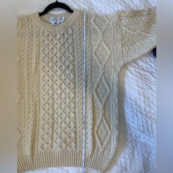 CLANSMAN COLLECTION- Aran fisherman sweater, size medium - Picture 5 of 5